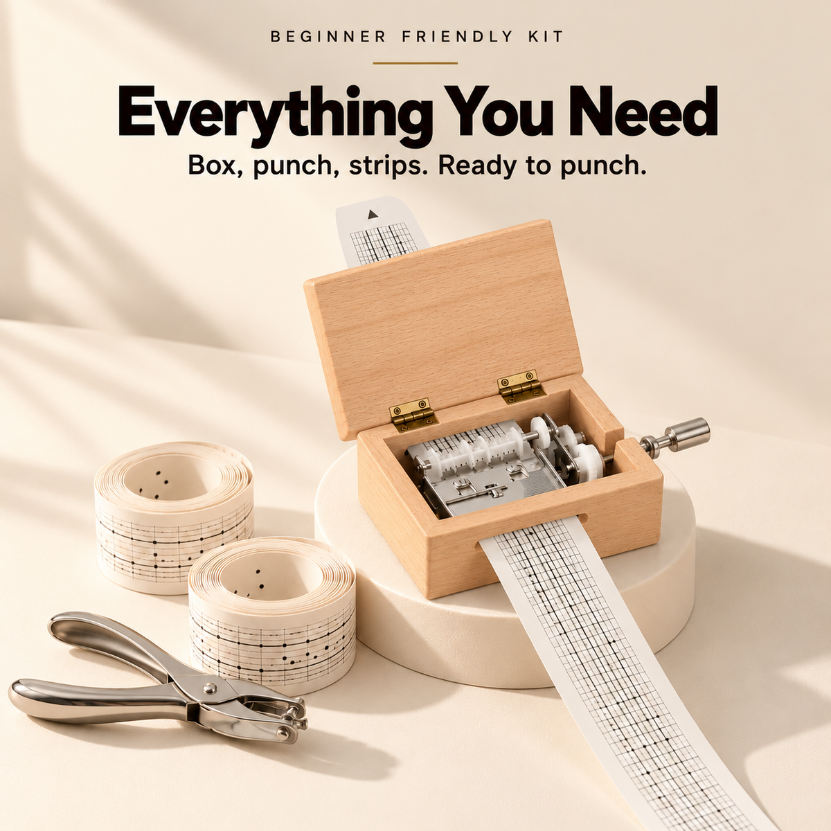 Punch Your Own Music Box