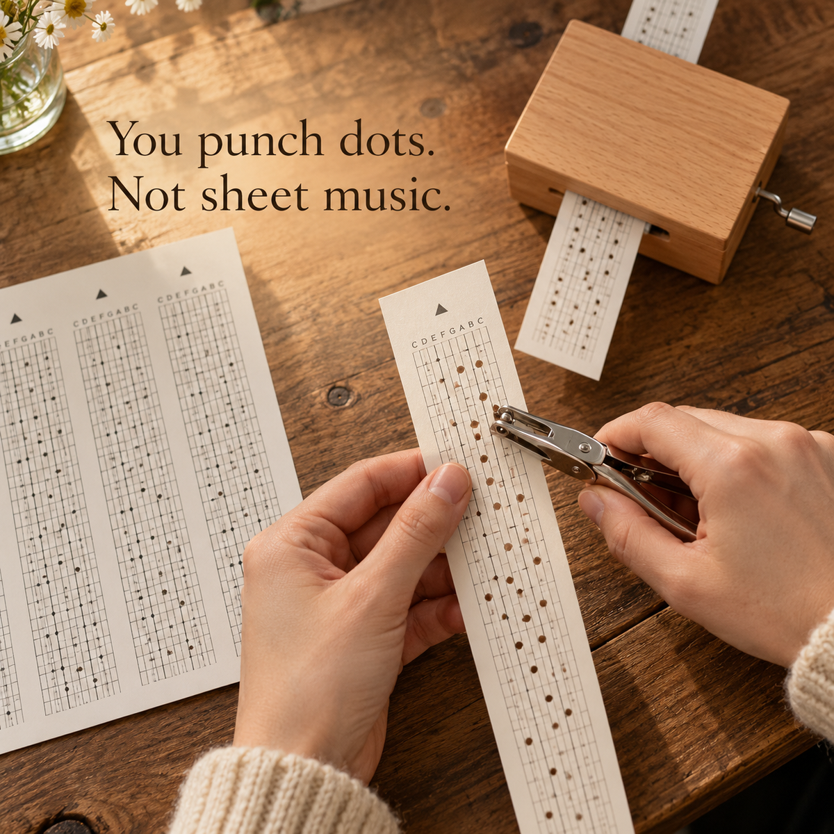 Punch Your Own Music Box